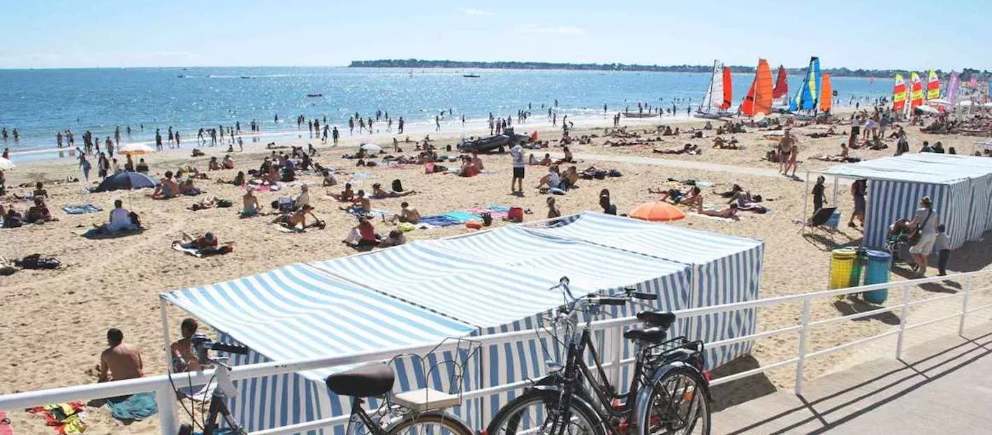 La Baule beach in Loire Atlantique